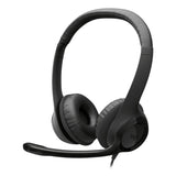 Logitech H390 USB Headset with Noise-Cancelling Mic Black 981-001576