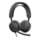 Logitech Zone Wired 2 Hybrid ANC Headset Graphite 981-001622