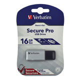 Verbatim Store n Go Secure Pro 16GB USB Flash Drive 98664