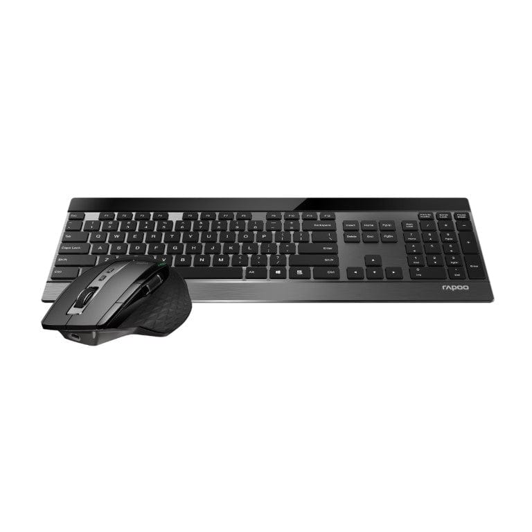 Rapoo 9900M-US-BLACK Multi-Mode Wireless Ultra-slim Advanced Keyboard and Mouse Combo