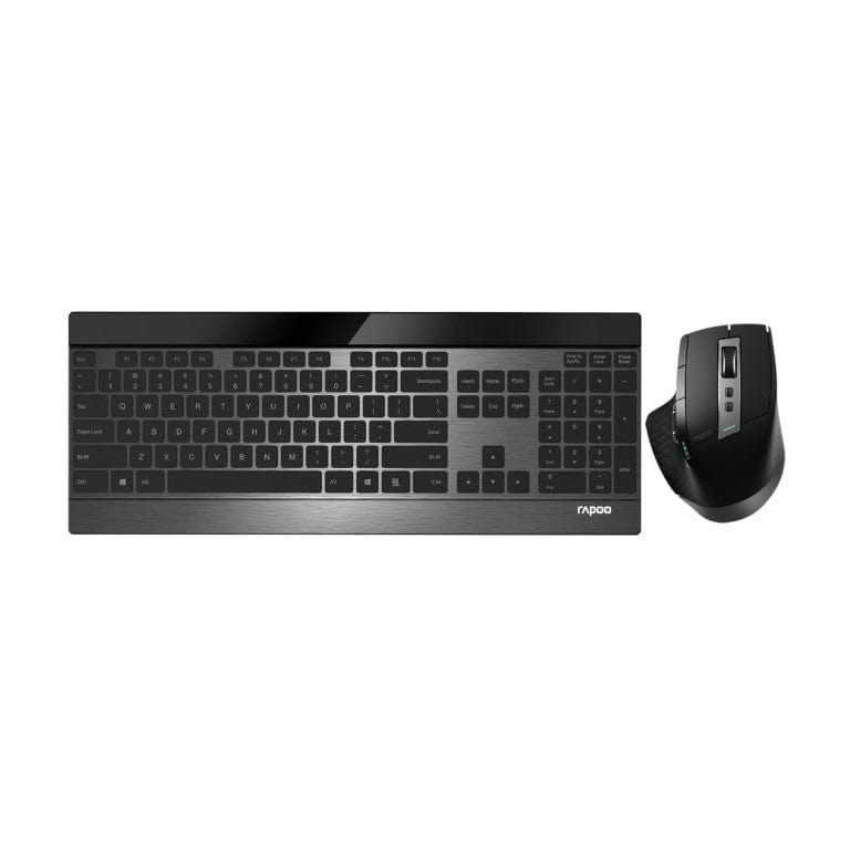 Rapoo 9900M-US-BLACK Multi-Mode Wireless Ultra-slim Advanced Keyboard and Mouse Combo
