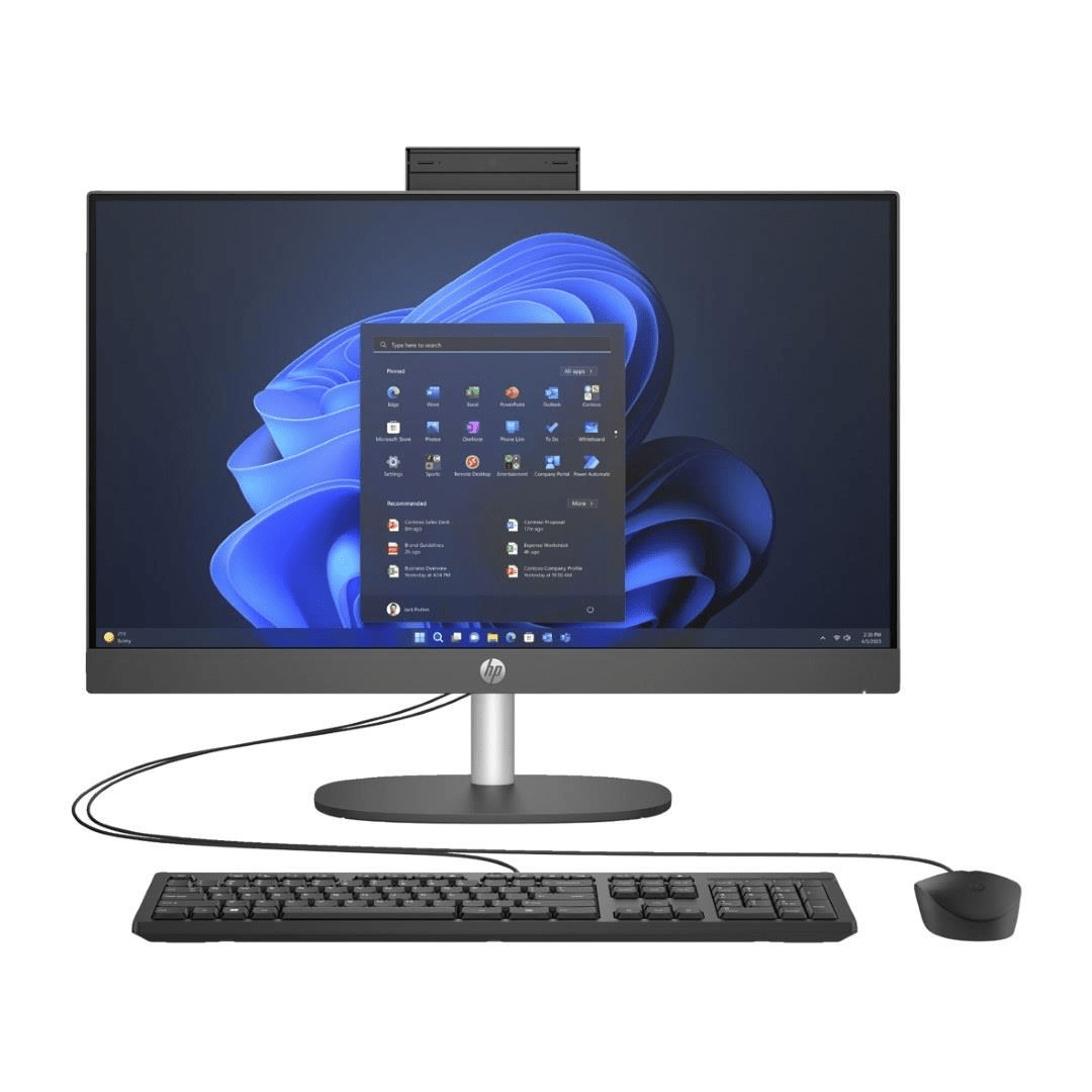 Windows 10 All In One HP ProOne 240 G10 23.8-inch FHD All-in-One PC - Intel Core i5-1335U 51 ...