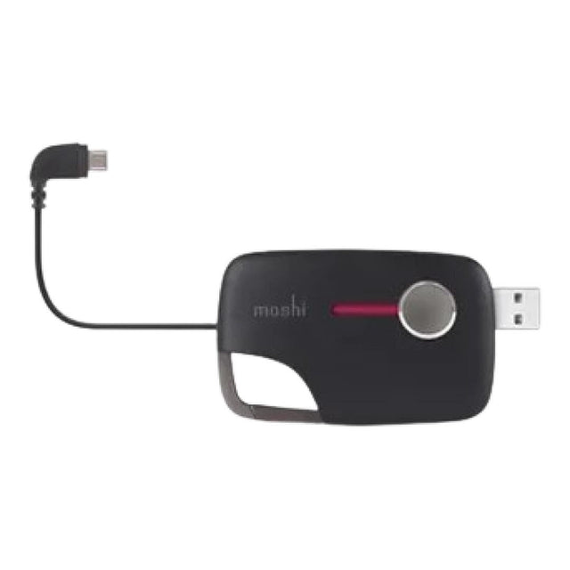 Moshi Xync USB to Micro USB Sync Charging Keychain Black 99MO023051