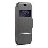 Moshi SenseCover Touch-Sensitive Flip Case for iPhone 8 Plus - Steel Black 99MO072009