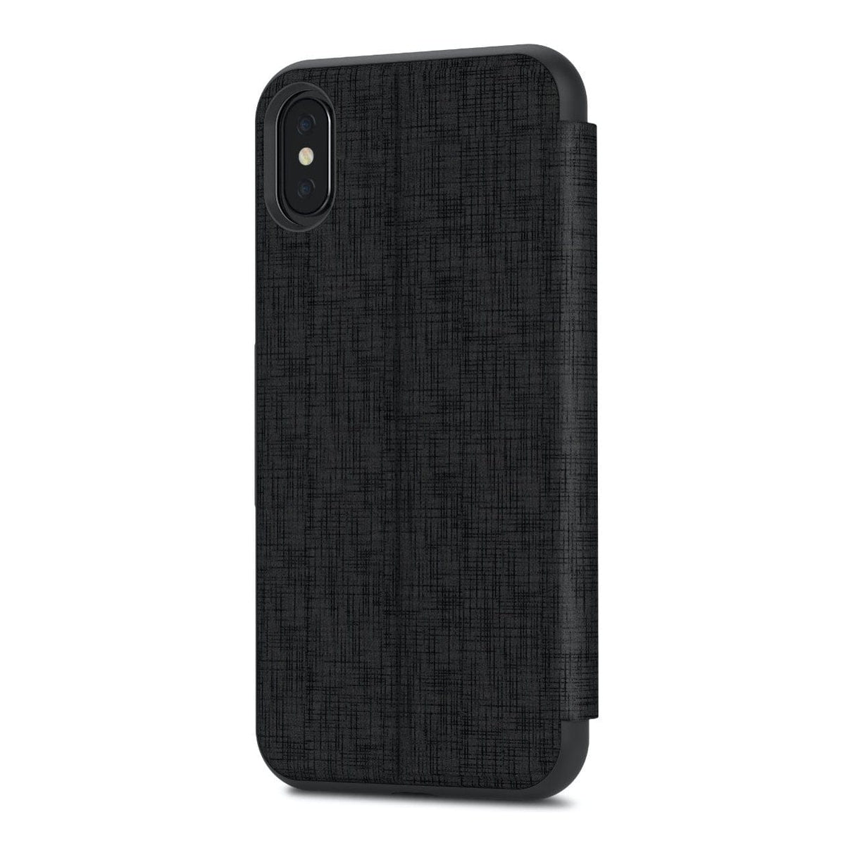 Moshi SenseCover Portfolio Case for iPhone X - Metro Black 99MO072010