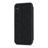 Moshi SenseCover Portfolio Case for iPhone X - Metro Black 99MO072010
