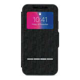 Moshi SenseCover Portfolio Case for iPhone X - Metro Black 99MO072010