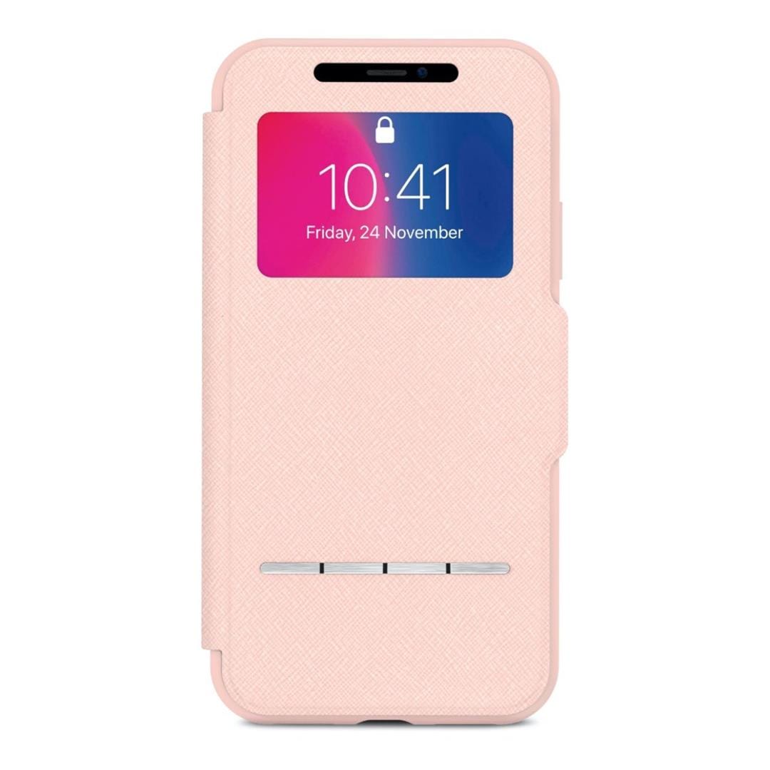 Moshi SenseCover Portfolio Case for iPhone X - Luna Pink 99MO072309