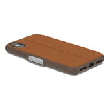 Moshi SenseCover Portfolio Case for iPhone X - Caramel Brown 99MO072731