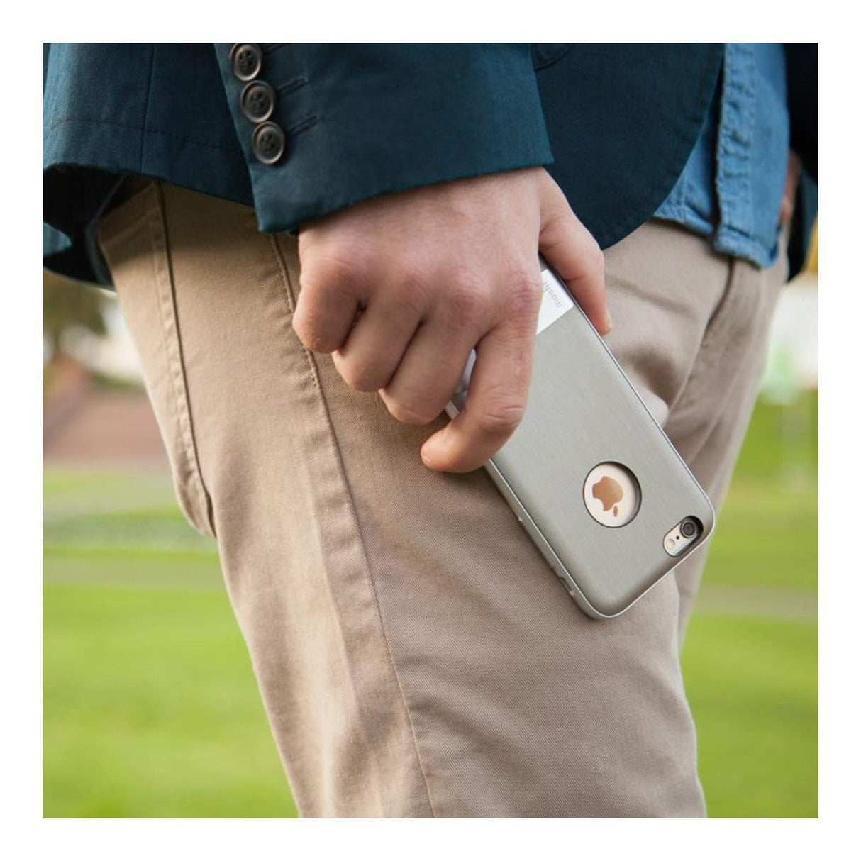 Moshi iGlaze Chameleon Hardhsell Protective Case for iPhone 6 - Steel Black 99MO080022