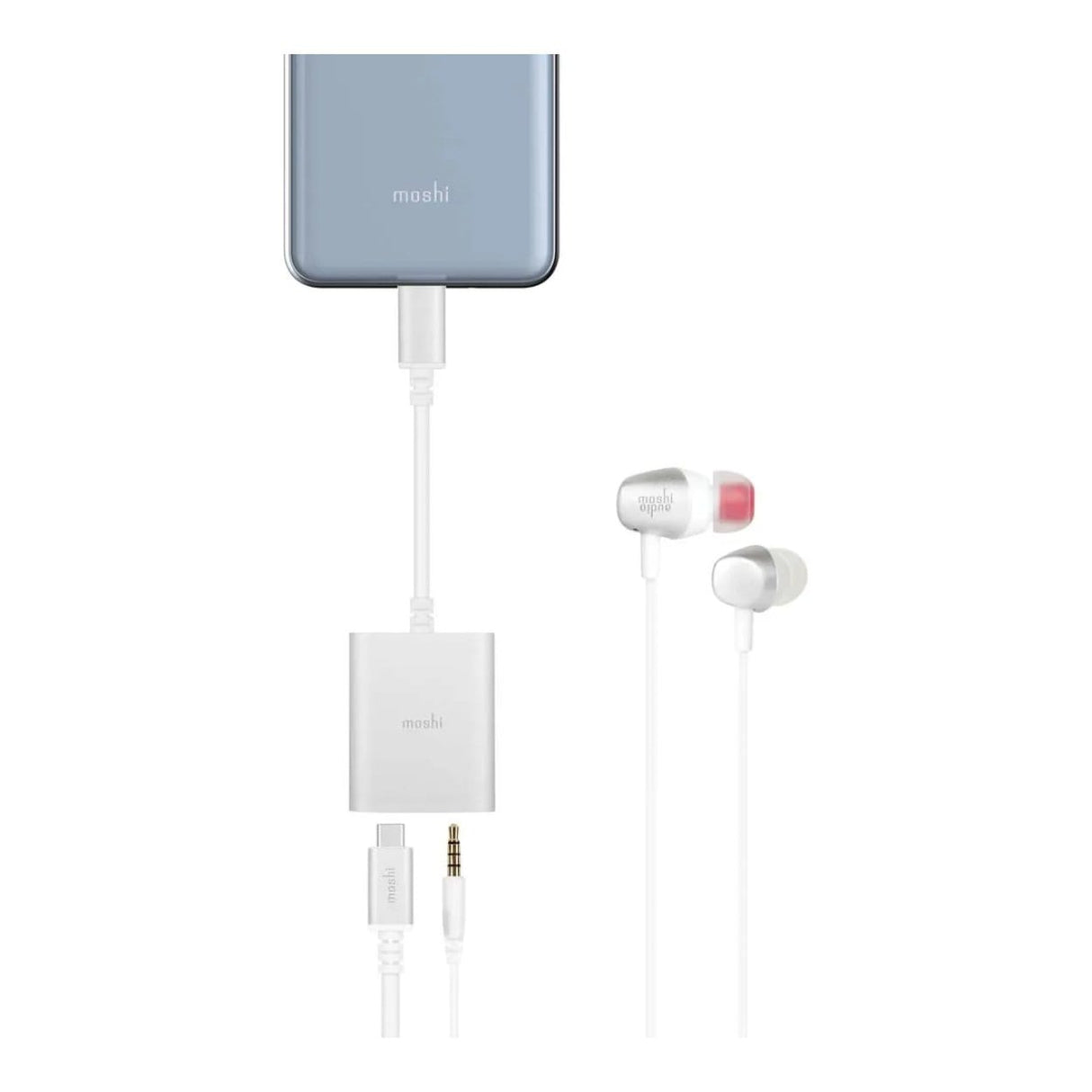 Moshi Type-C Digital Audio Adapter Silver 99MO084242