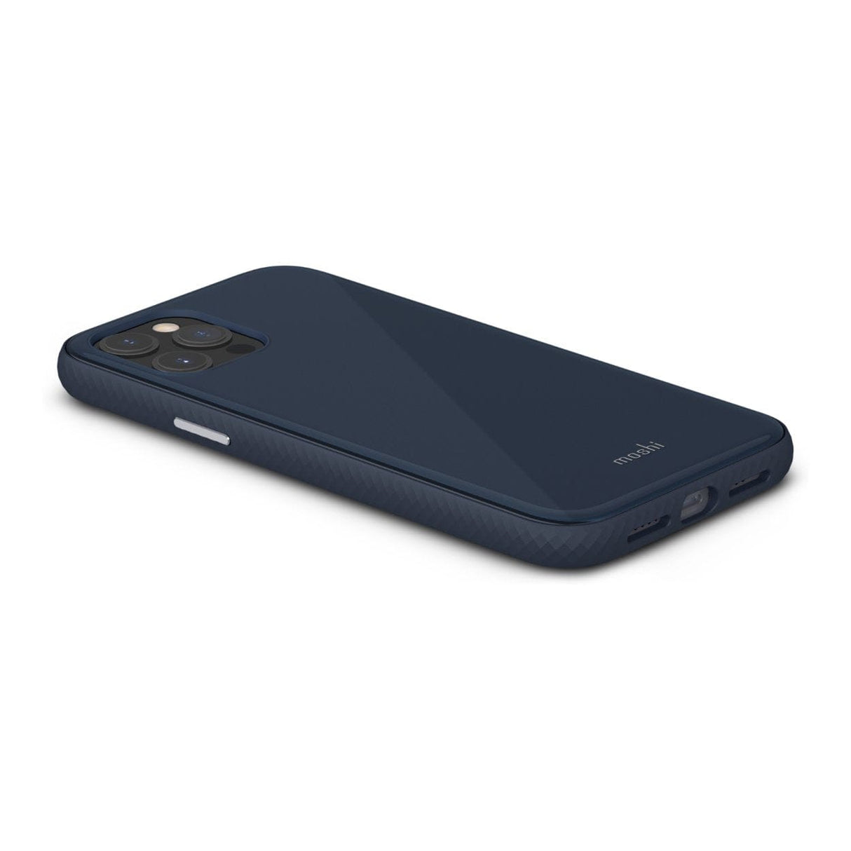Moshi iGlaze SnapTo Slim Hardshell Case for iPhone 12 Pro Max - Slate Blue 99MO113533