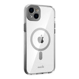 Moshi iGlaze Slim Hardshell MagSafe Case for iPhone 14 Plus - Meteorite Grey 99MO137076
