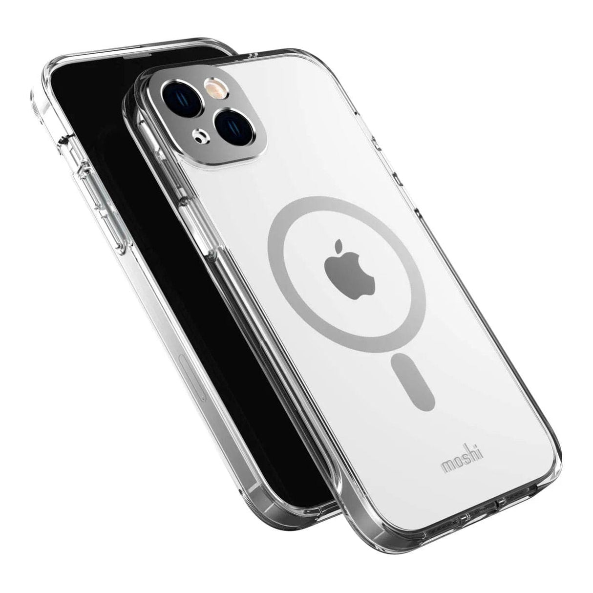 Moshi iGlaze Slim Hardshell MagSafe Case for iPhone 14 Plus - Luna Silver 99MO137206