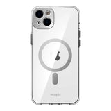 Moshi iGlaze Slim Hardshell MagSafe Case for iPhone 14 Plus - Luna Silver 99MO137206