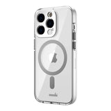 Moshi iGlaze Slim Hardshell MagSafe Case for iPhone 14 Pro - Luna Silver 99MO137207