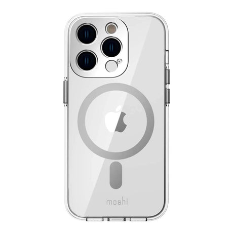 Moshi iGlaze Slim Hardshell MagSafe Case for iPhone 14 Pro - Luna Silver 99MO137207
