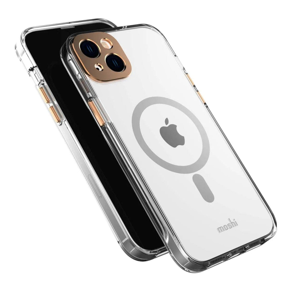 Moshi iGlaze Slim Hardshell MagSafe Case for iPhone 14 Plus - Sunset Gold 99MO137226