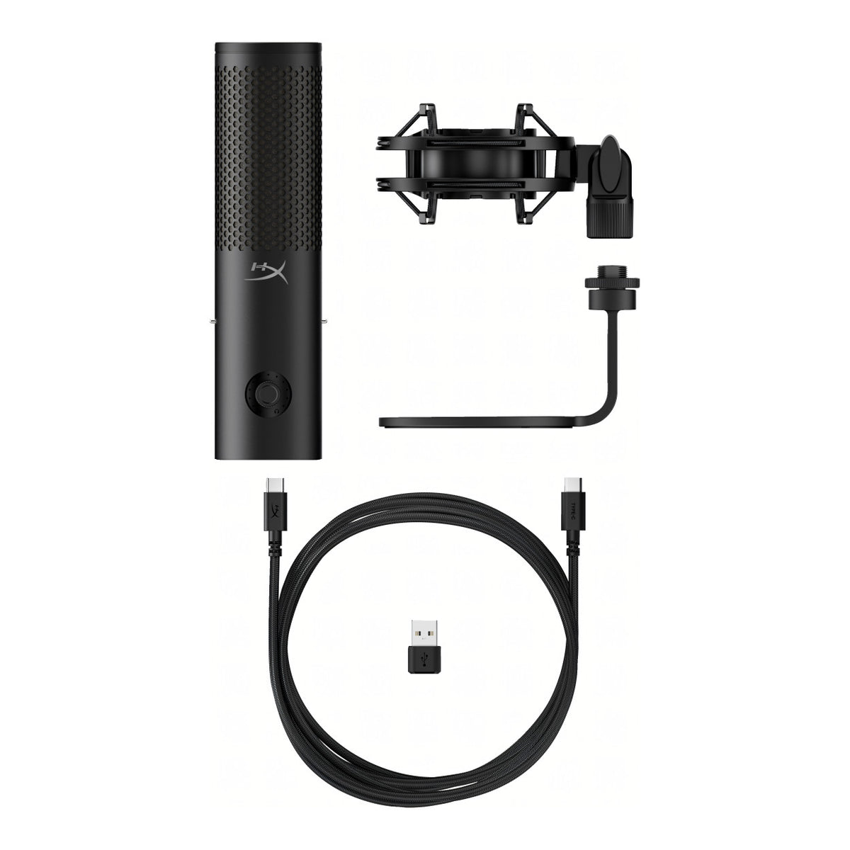 HyperX QuadCast 2 S USB aRGB Condenser Microphone 9A273AA