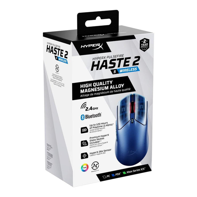HyperX Pulsefire Haste 2 S Wireless Gaming Mouse Navy 9B001AA