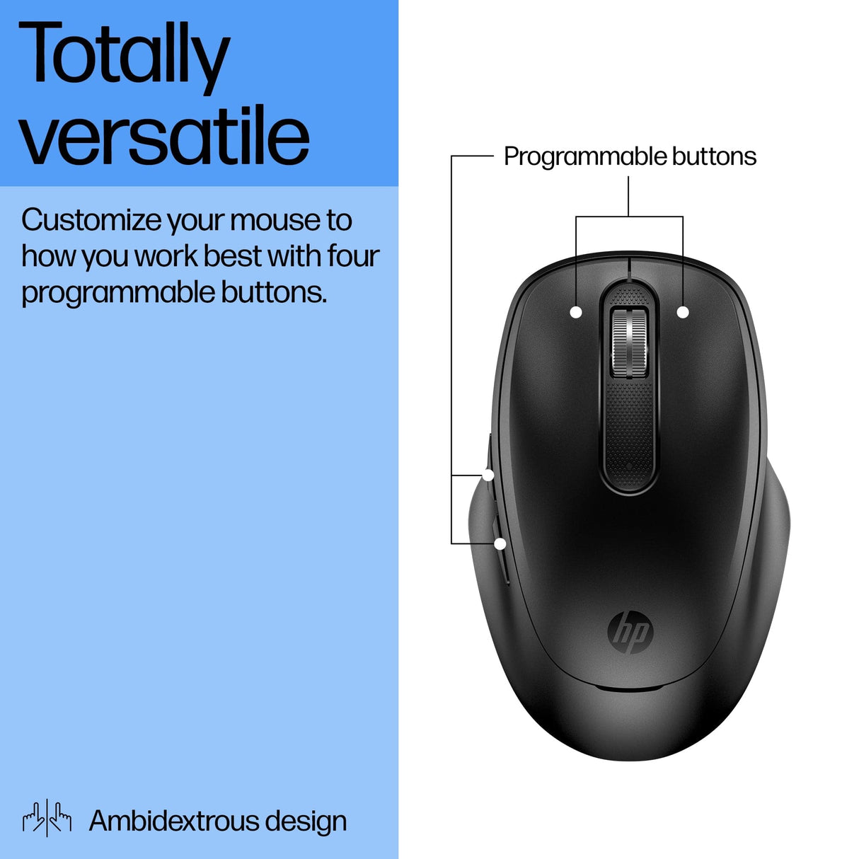 HP 515 Ultra-Fast Rechargeable Wireless Mouse 9C2F7AA