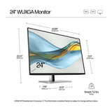 HP Series 5 Pro 524pn 24-inch 1920 x 1200p WUXGA 16:10 100Hz 5ms LED IPS Monitor 9D9A7AS