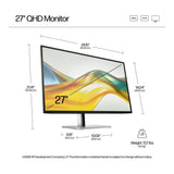 HP Series 5 Pro 527pq 27-inch 2560 x 1440p QHD 16:9 100Hz 5ms LED IPS Monitor 9D9S0UT
