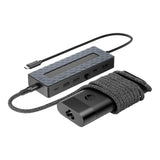 HP 7-in-1 to Type-C USB Hub with Notebook Charger Bundle 9H0H9AA