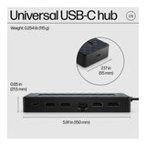 HP 7-in-1 to Type-C USB Hub with Notebook Charger Bundle 9H0H9AA