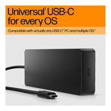 HP 7-in-1 to Type-C USB Hub with Notebook Charger Bundle 9H0H9AA