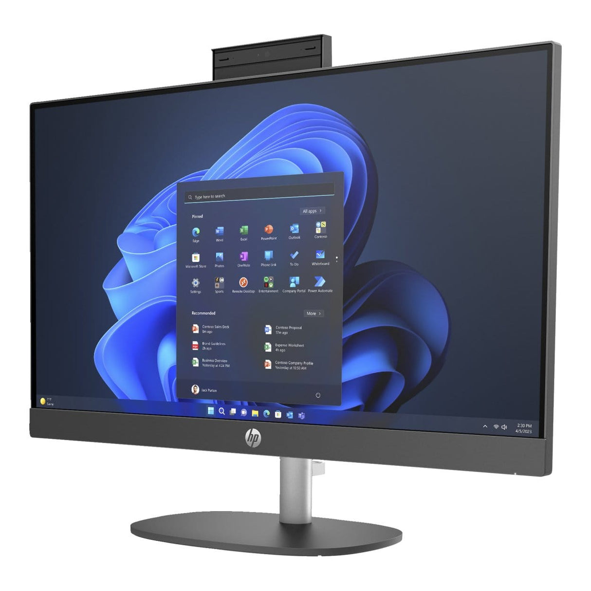 HP ProOne 240 G10 23.8-inch FHD All-in-One PC - Intel Core i3-N300 512GB SSD 16GB RAM Win 11 Pro