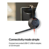 Poly Blackwire 5220 Wired Headset 9P7X6AA