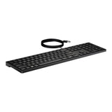 HP 320K Wired USB Keyboard Black 9SR37UT