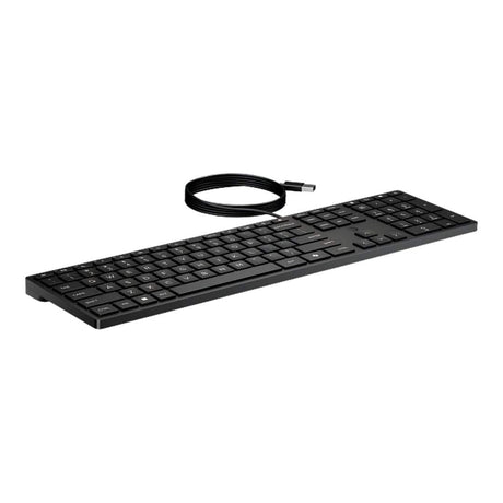 HP 320K Wired USB Keyboard Black 9SR37UT