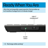 HP 720 Wireless Rechargeable Keyboard Black 9T5B1AA