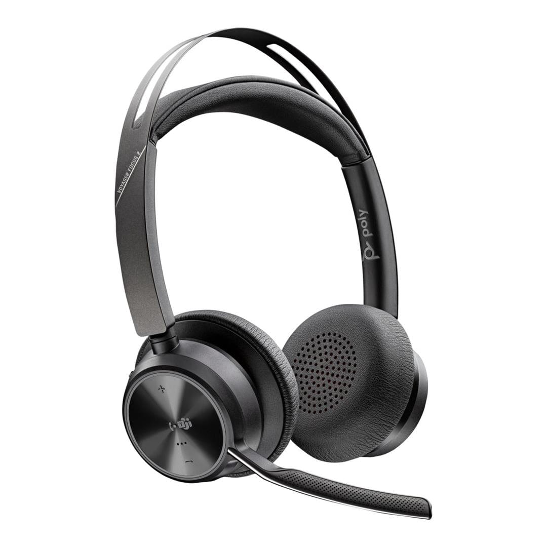 Poly Voyager Focus 2 MT Wired Headset with Charging Stand 9T9J6AA