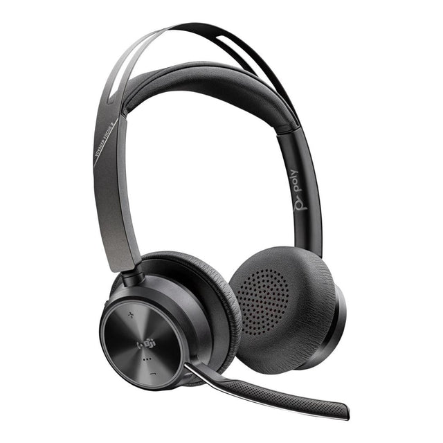 Poly Voyager Focus 2 MT Wired Headset with Charging Stand 9T9J6AA