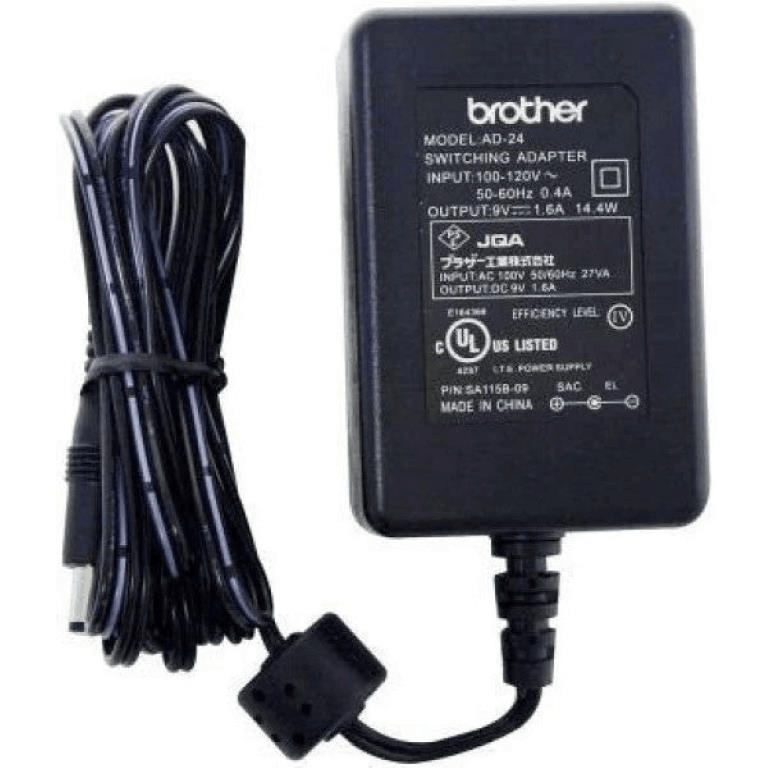 Brother 9VADAPT-ER 9V AC Power Adapter for P-Touch PT1010 PT1090 PT1290