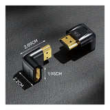 Unitek 8K HDMI Right Angle Adapter A1046ABK03