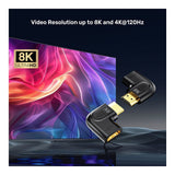 Unitek 8K HDMI Vertical Flat Adapter A1047ABK03