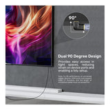 Unitek 8K HDMI Vertical Flat Adapter A1047ABK03