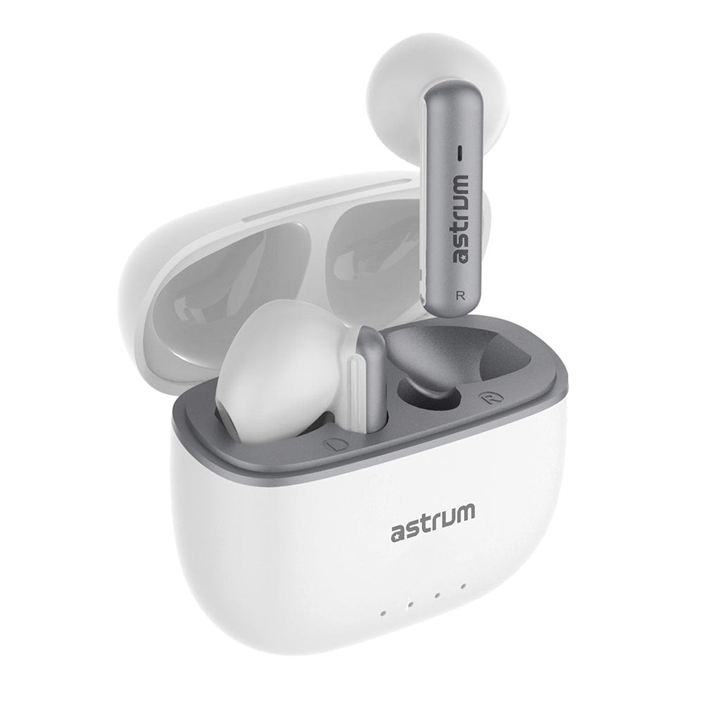 Astrum ET340 Noise Cancelling True Wireless Earbuds White A10534-Q