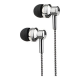 Astrum EB250 Electro Painted Stereo Earphones with Mic - Silver A11025-S