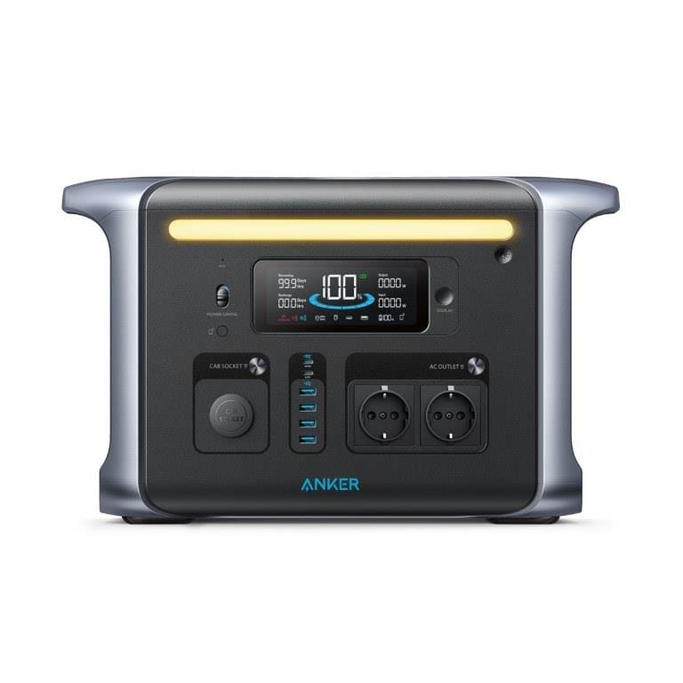 Anker PowerHouse 757 1500W 1229Wh Portable Power Station with 100W Solar Panel A1770311K001