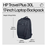 HP Travel Plus 30L 17-inch Notebook Backpack A2CE0AA