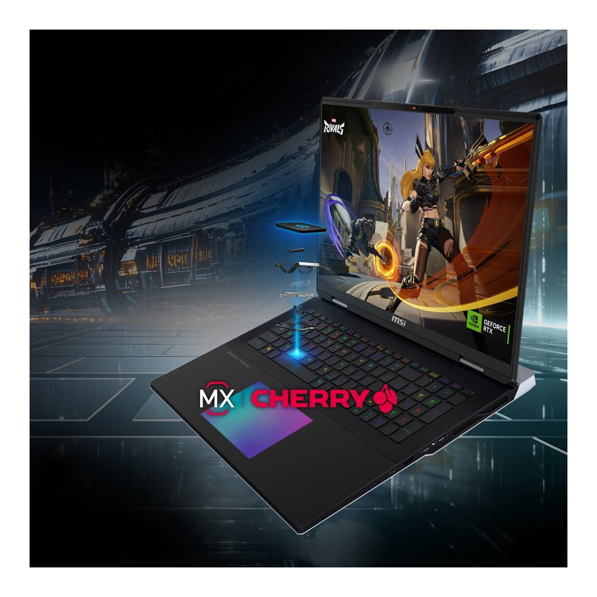 MSI Titan 18 HX A2WJ-1065ZA 18-inch UHD+ AI Laptop - Intel Core Ultra 9 290HX Plus 2TB SSD 64GB RAM RTX 5090 Win 11 Home