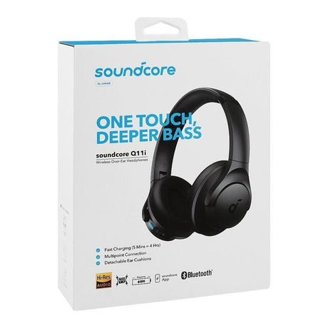 Soundcore Q11i Hi-Res Smart Over-Ear Bluetooth Headset Black A3005
