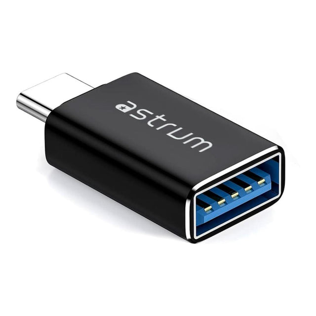 Astrum PA300 Passive Adapter USB-C Male to USB-A Female Black A37030-B