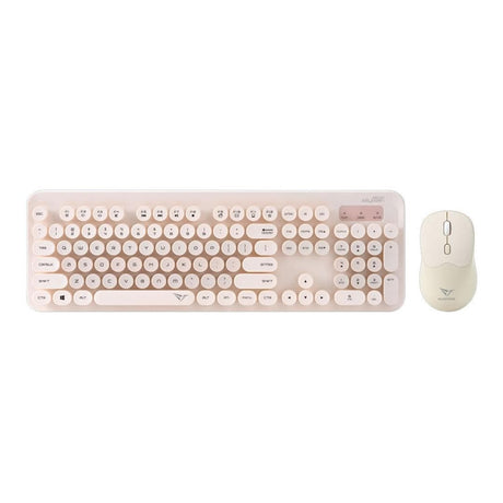 Alcatroz Jellybean A5000 Wireless Keyboard and Mouse Combo Latte A5000LATTE