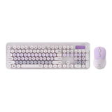 Alcatroz Jellybean A5000 Wireless Keyboard and Mouse Combo Lilac A5000LILAC